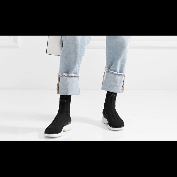 Acne studios sock sneakers in black size 38 - Picture 3 of 16